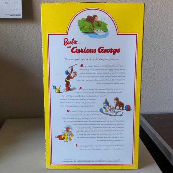 Barbie and Curious George doll - Picture 4 of 4